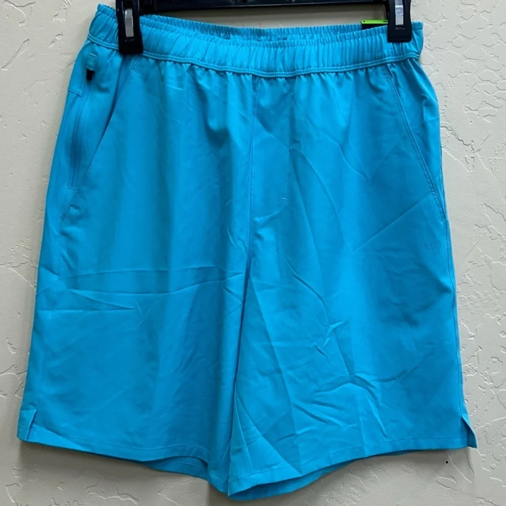 NWT DSG Men’s 8” Agility Woven Shorts Blue Spray size Small